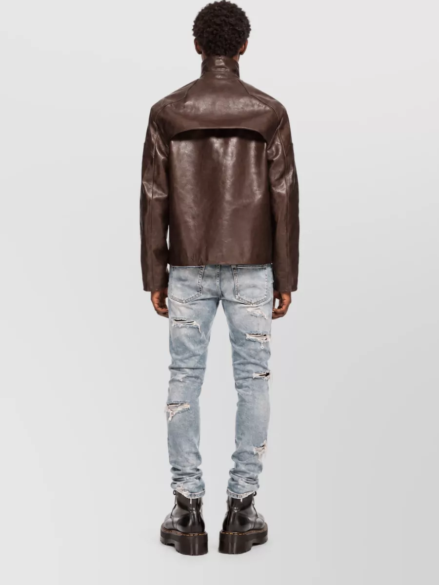 Rick Owens Leather Coat