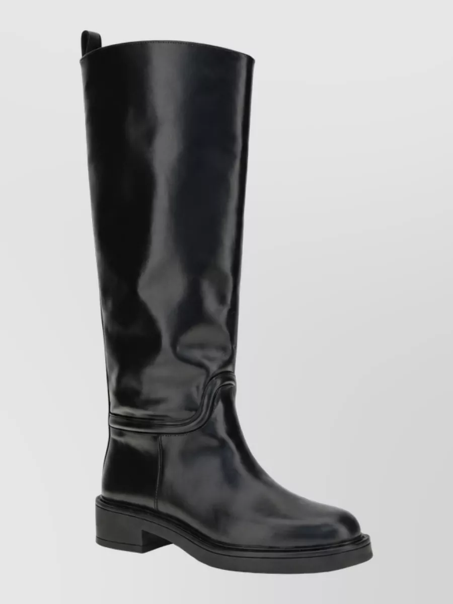 Stuart Weitzman Leather Flat Boots