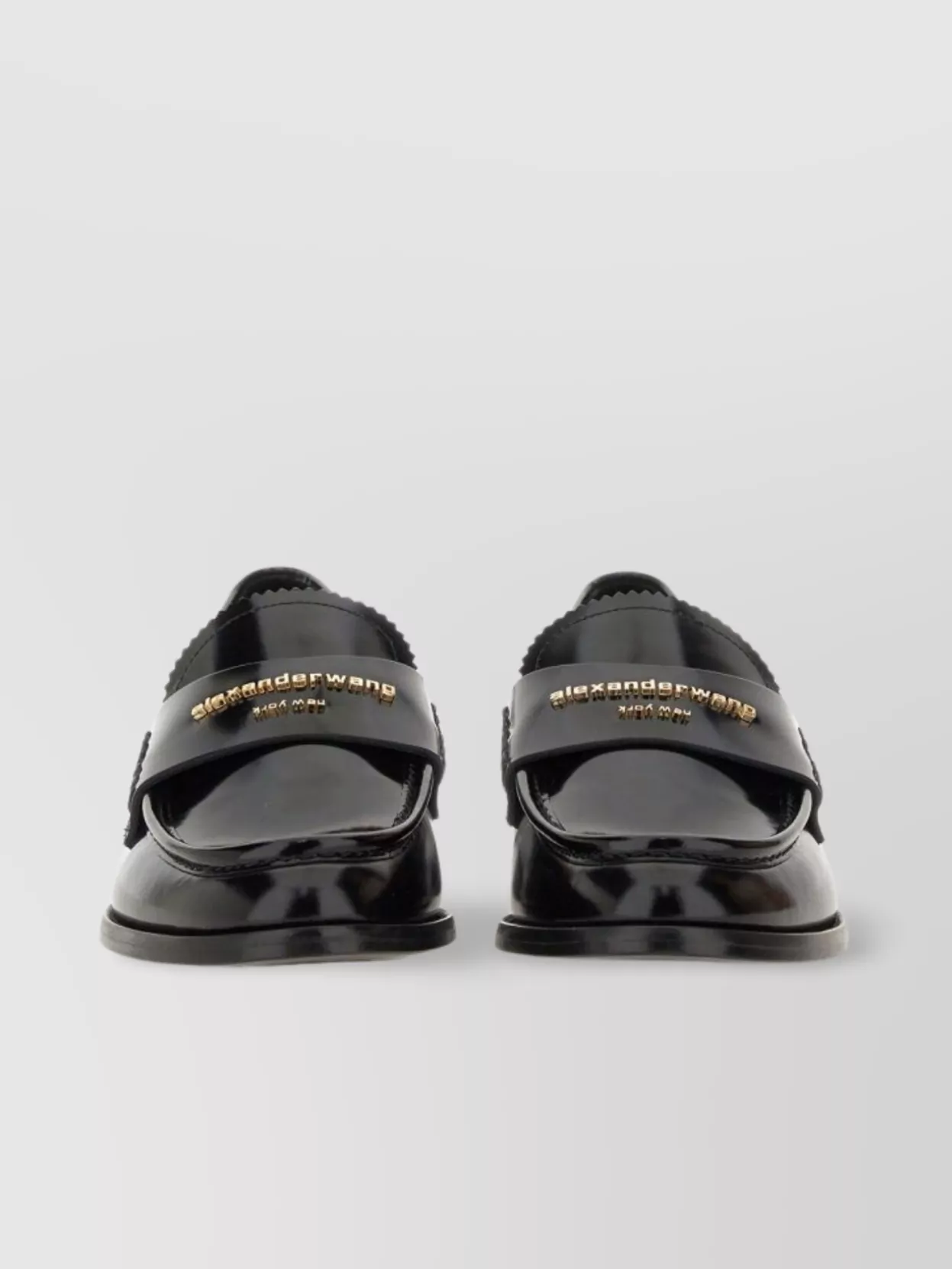 Alexander Wang Shiny Round Toe Loafers