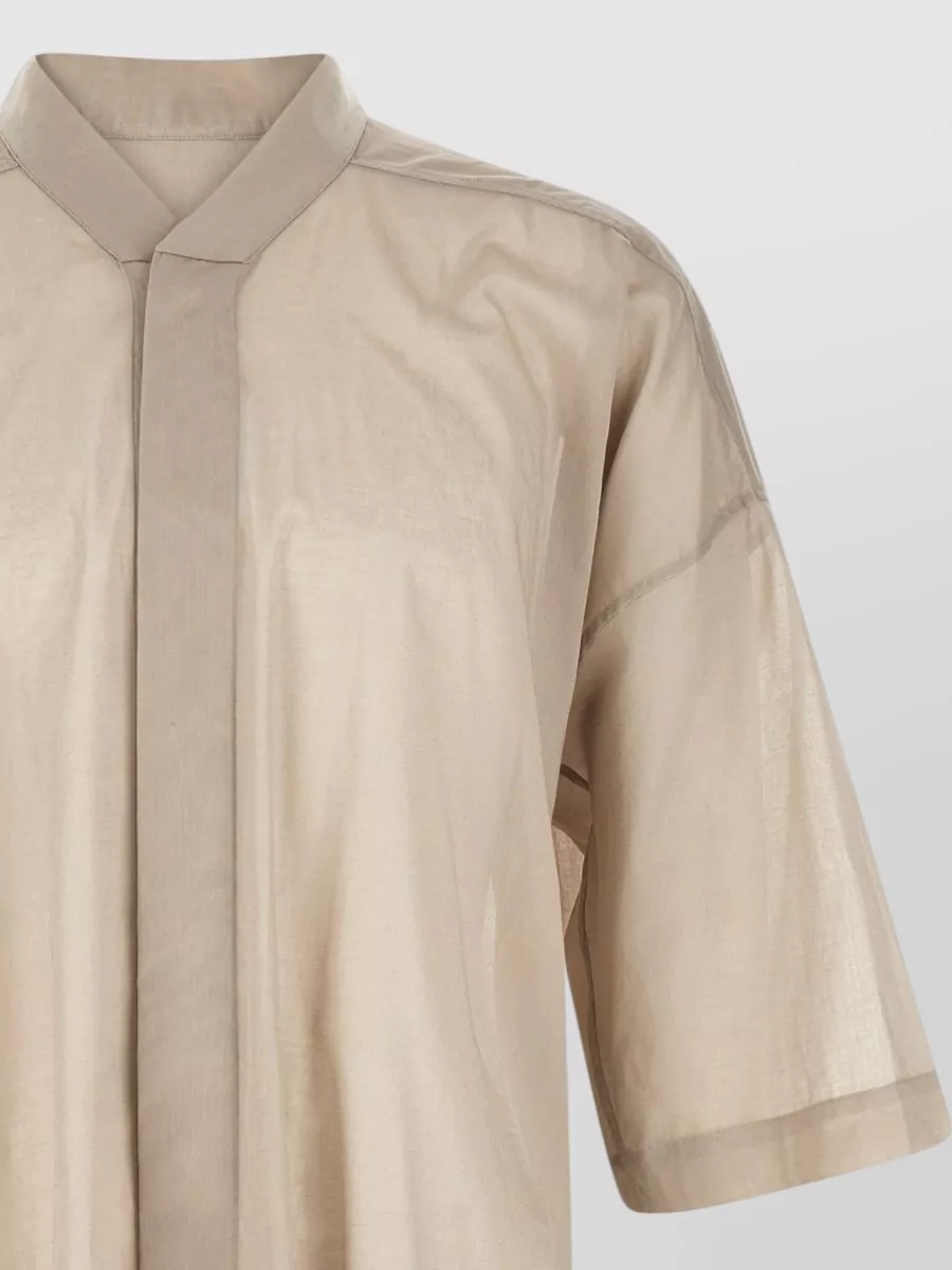 Rick Owens Cotton Jumbo Faun Shirt