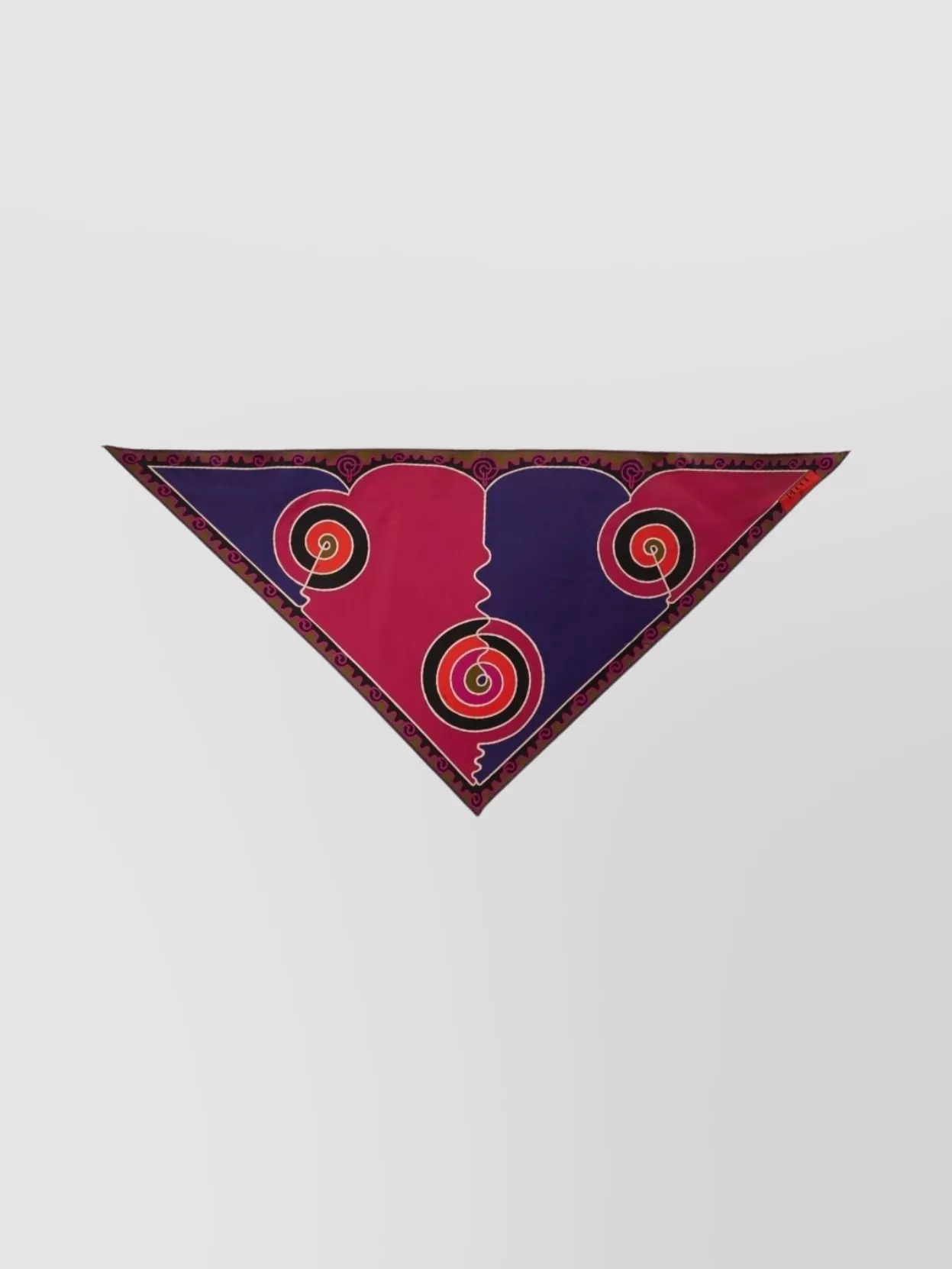 Pucci Triangle Scarf Featuring Bold Pattern