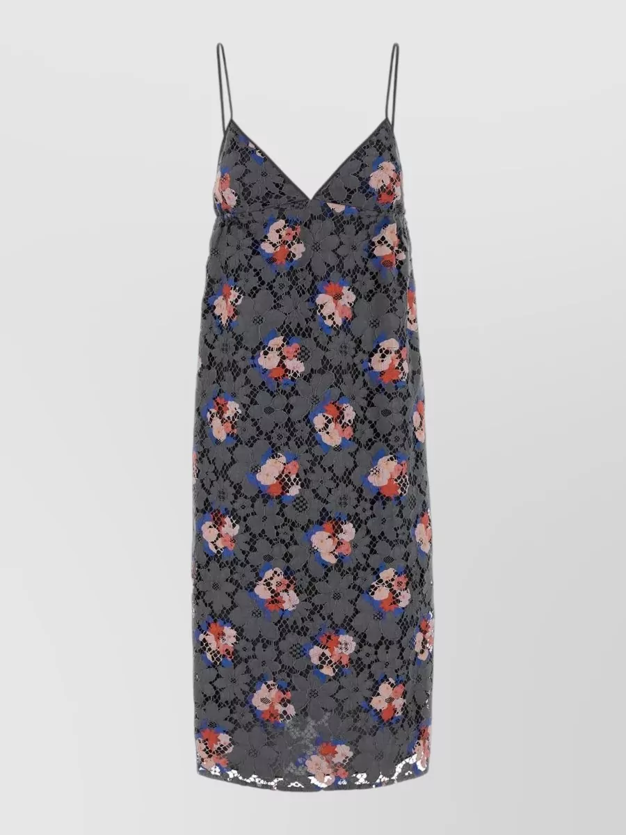 Fendi printed midi dress