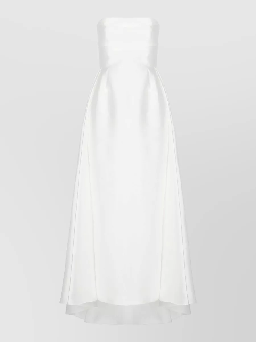 Solace London Strapless High-Low Mini Dress
