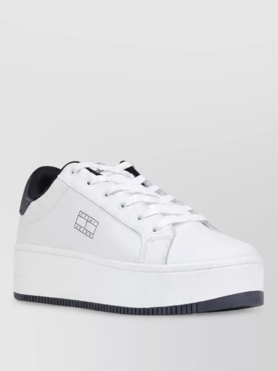 Tommy Hilfiger Leather Chunky Low-Top Sneakers