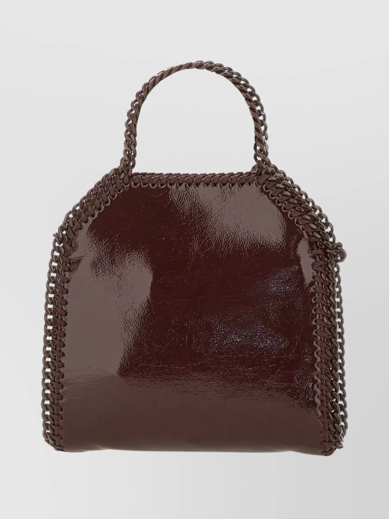 Stella Mccartney Chain Strap Shoulder Bag With Glossy Finish