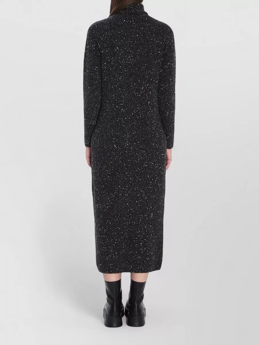 The Row Cashmere Column Maxi Dress Turtleneck