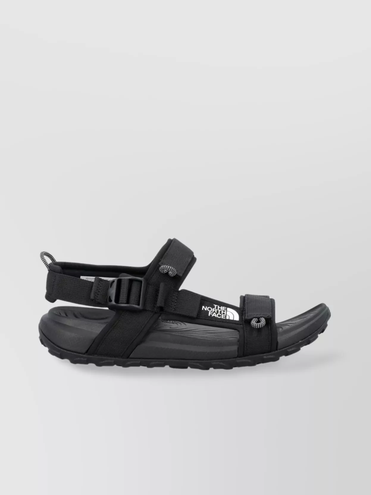 The North Face Explore Adjustable Strap Sandal In Black