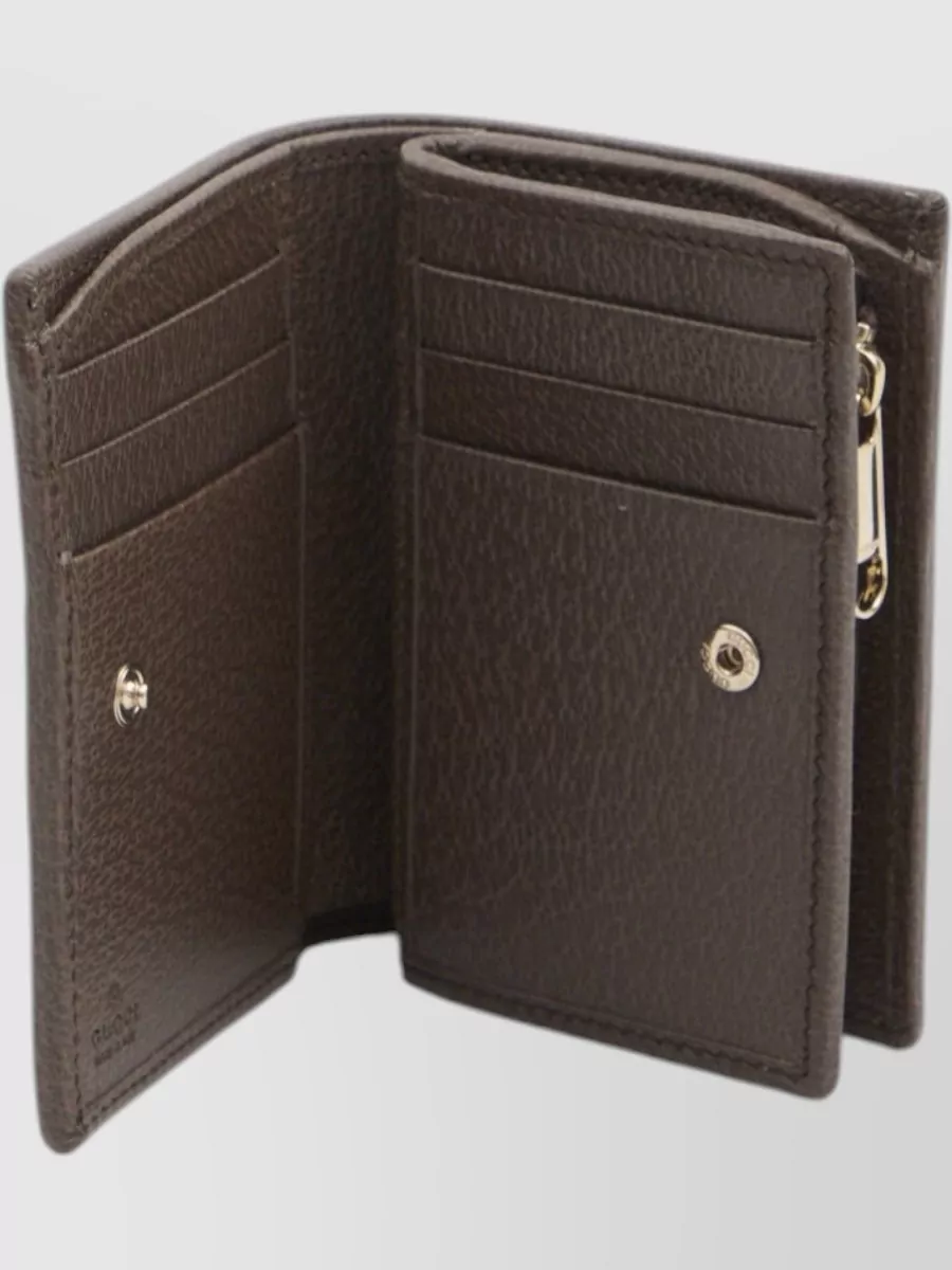 Gucci Ophidia Compact Trifold Wallet Logo Detail