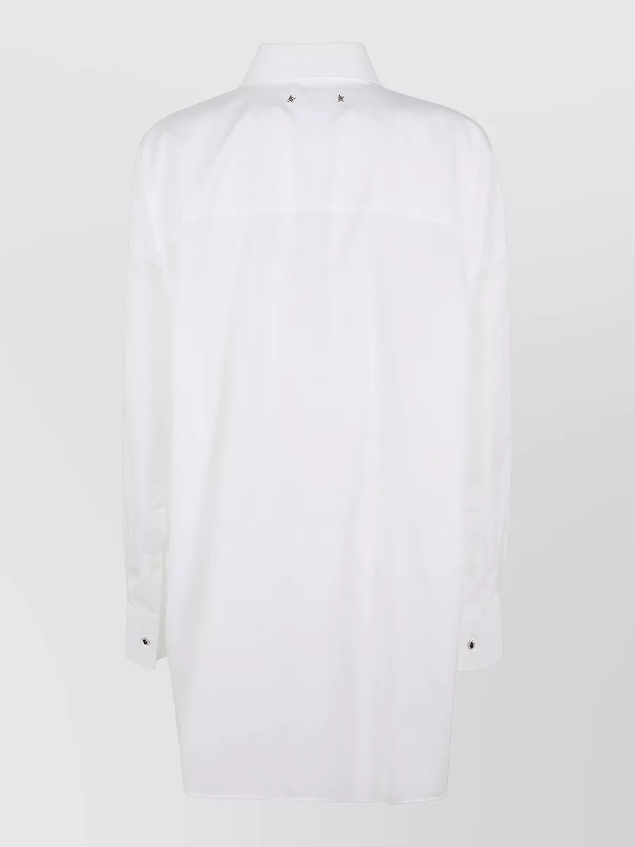Golden Goose Journey Women's Pleated Bib Cotton Shirt