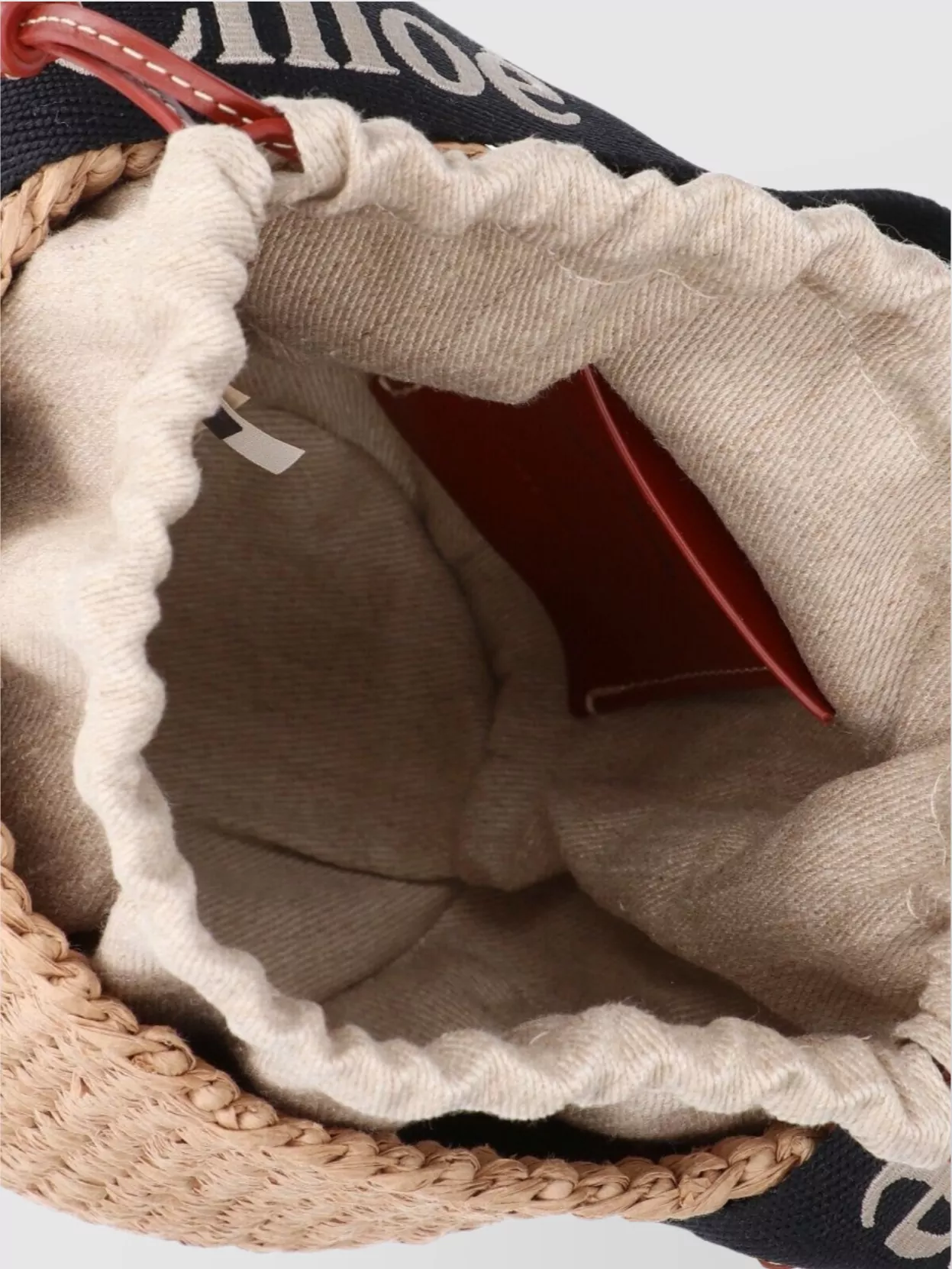 Chloé Tote Bag With Dual Handles And Woven Texture