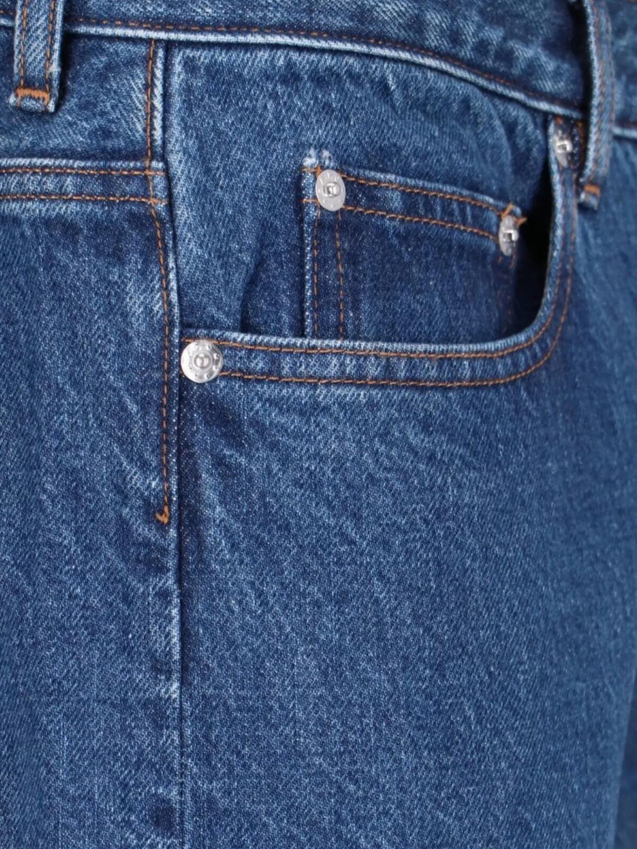 A.p.c. Straight Leg Trousers With Pockets And Rivets
