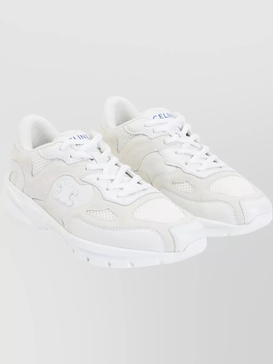 Celine Leather Low-Top Sneakers