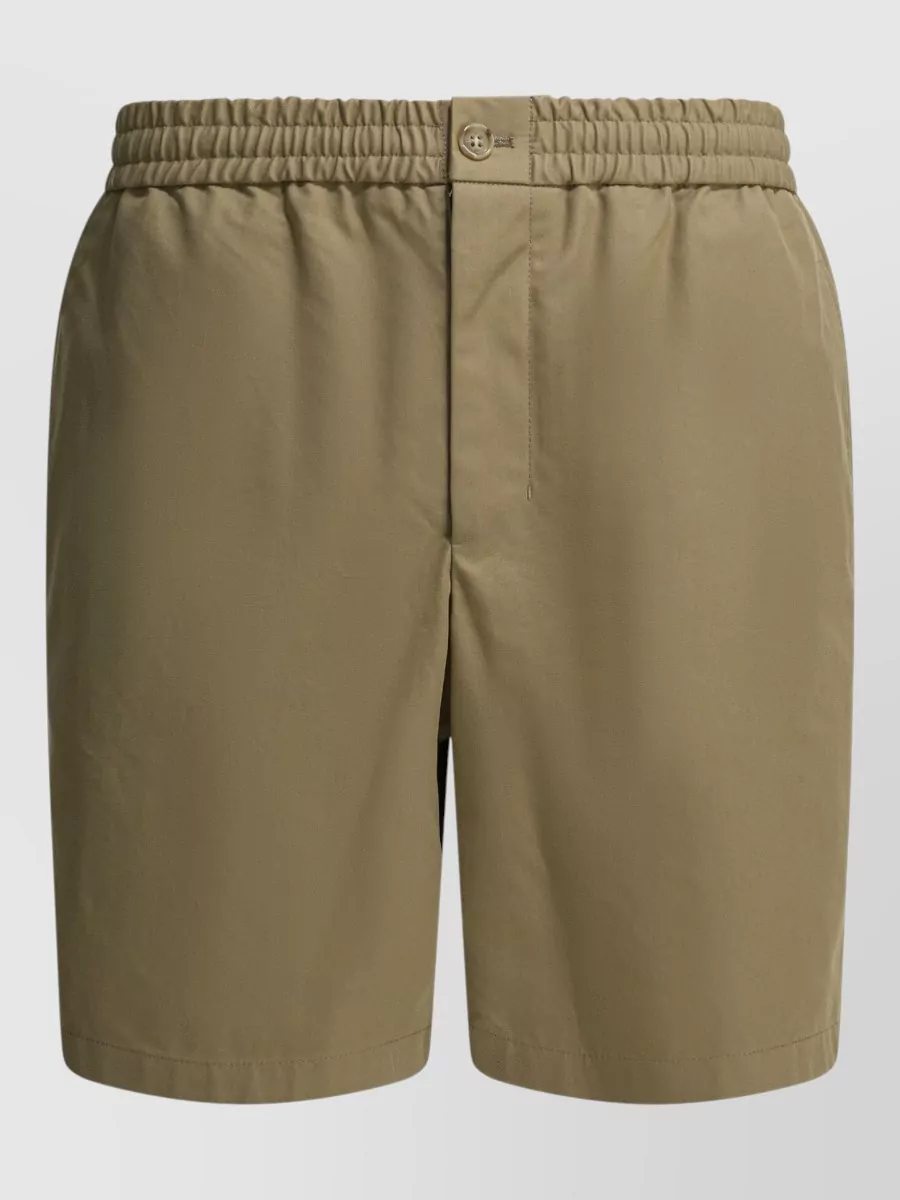 Ami Paris Cotton Utility Chino Shorts