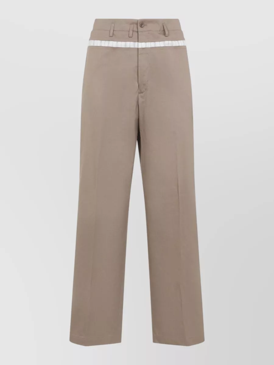 Maison Margiela cotton wide leg tailored shorts