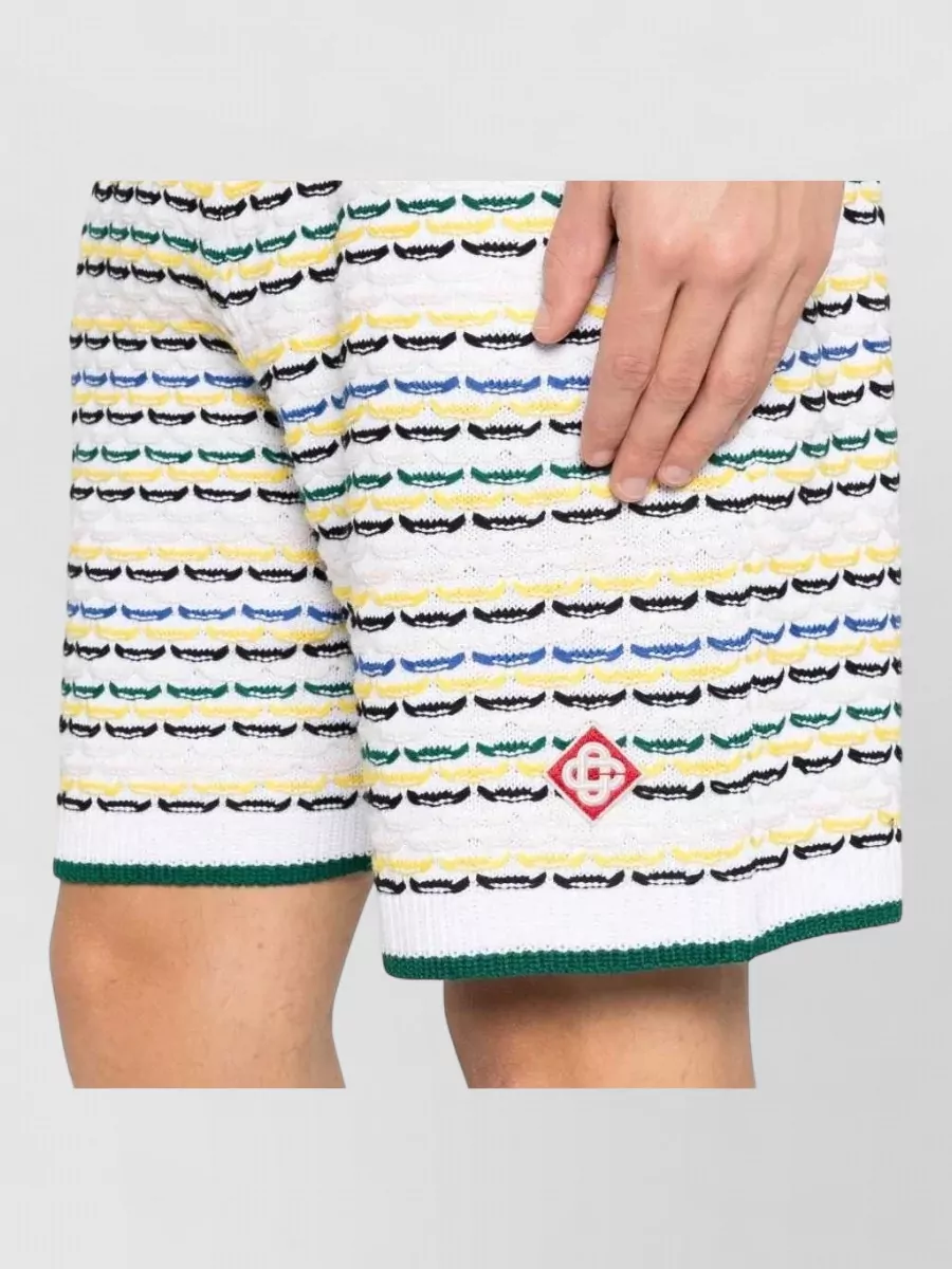 Casablanca Cotton Graphic-Print Swim Shorts