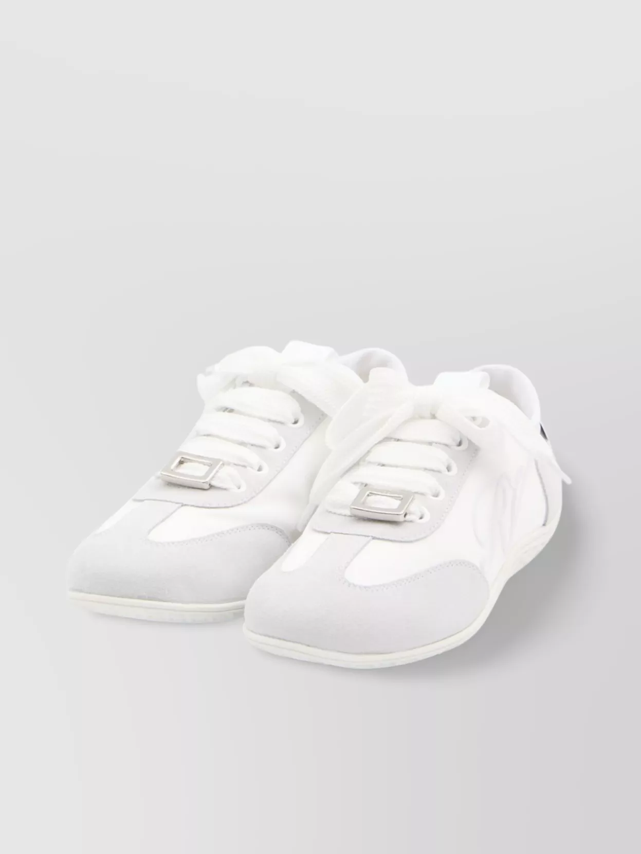 Roger Vivier Low Sneakers Suede Tongue Detail