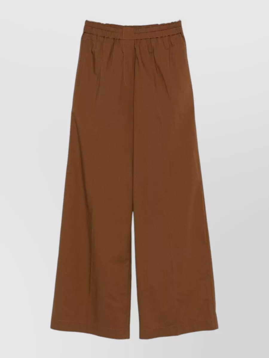 Forte Forte Cotton Wide-Leg Trousers