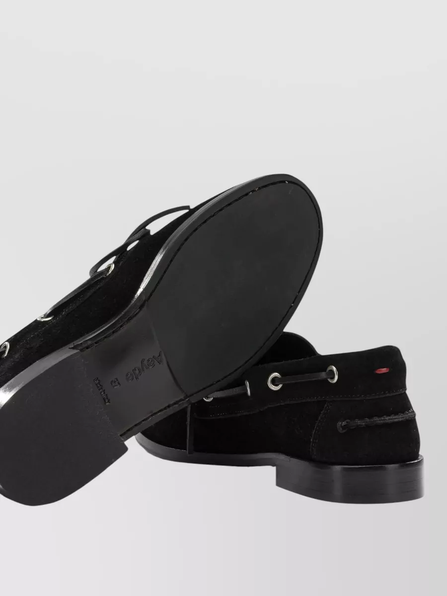 Aeyde Suede Leather Loafers