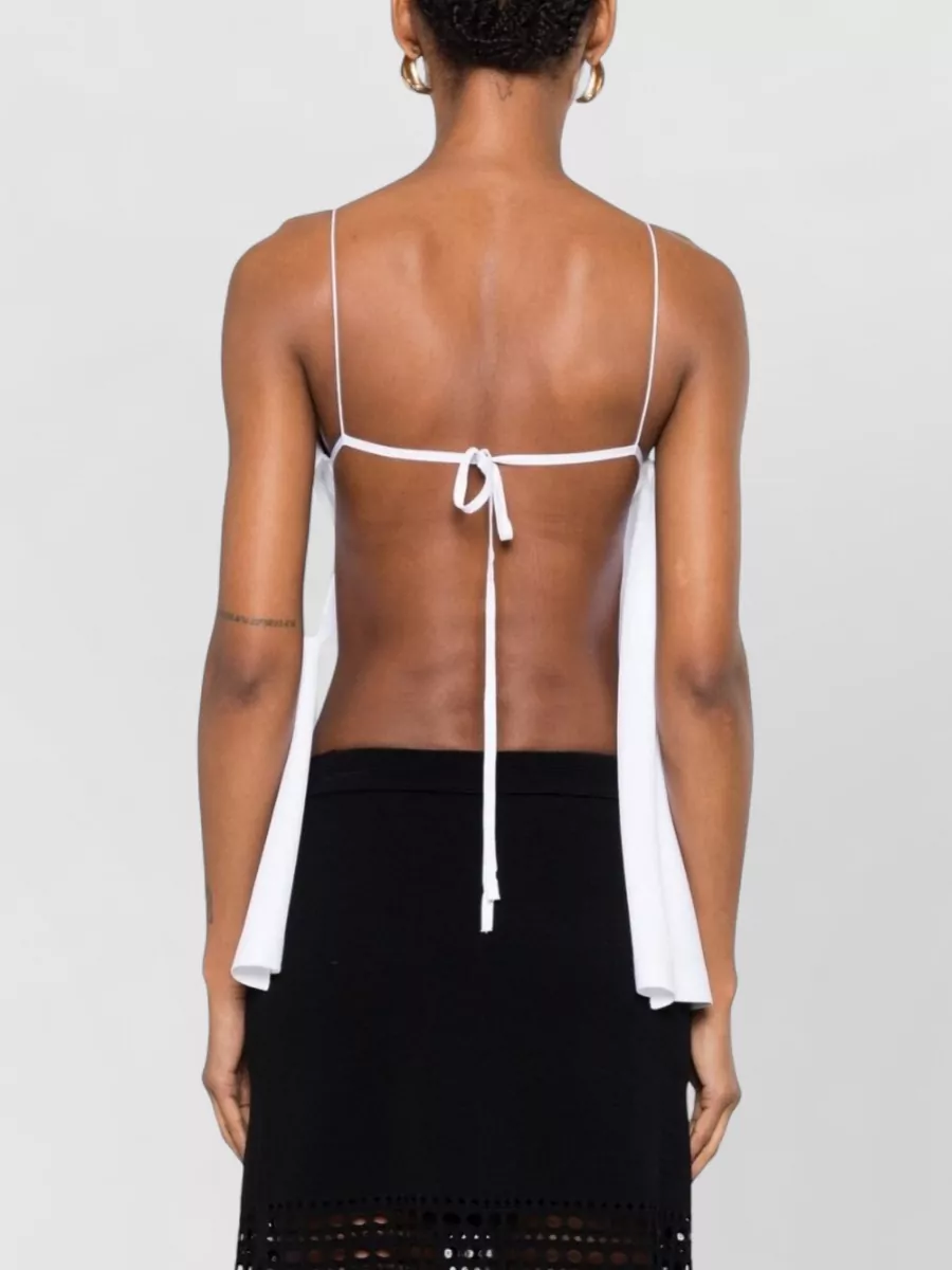 Jacquemus Scoop Neck Flared Tank Top