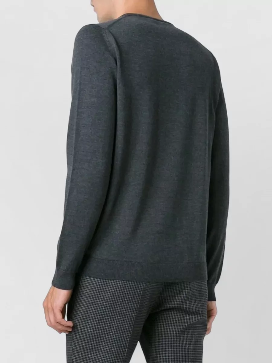 Roberto Collina Long Sleeve Crew Neck Knit Sweater