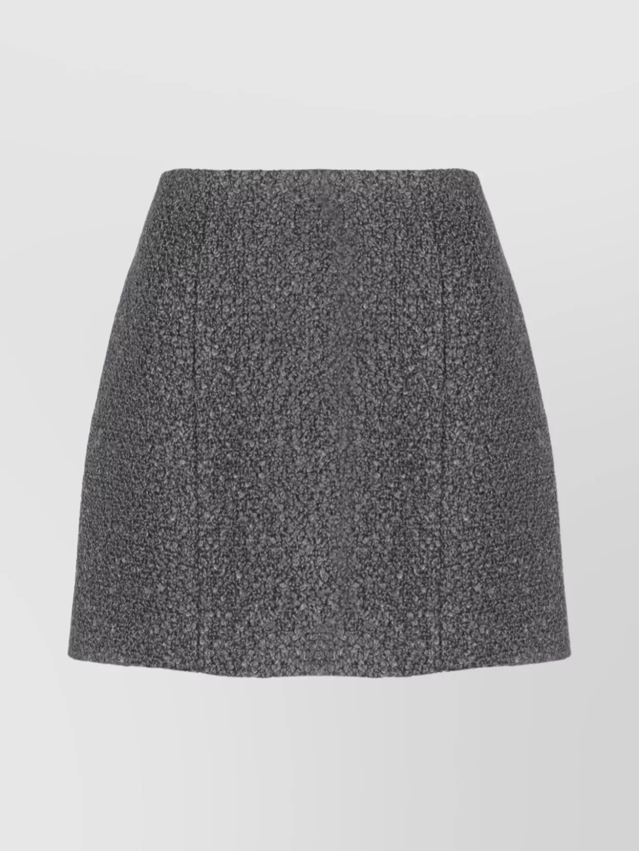 Shop Patou Knee-length Wool Blend Skirt In Grey