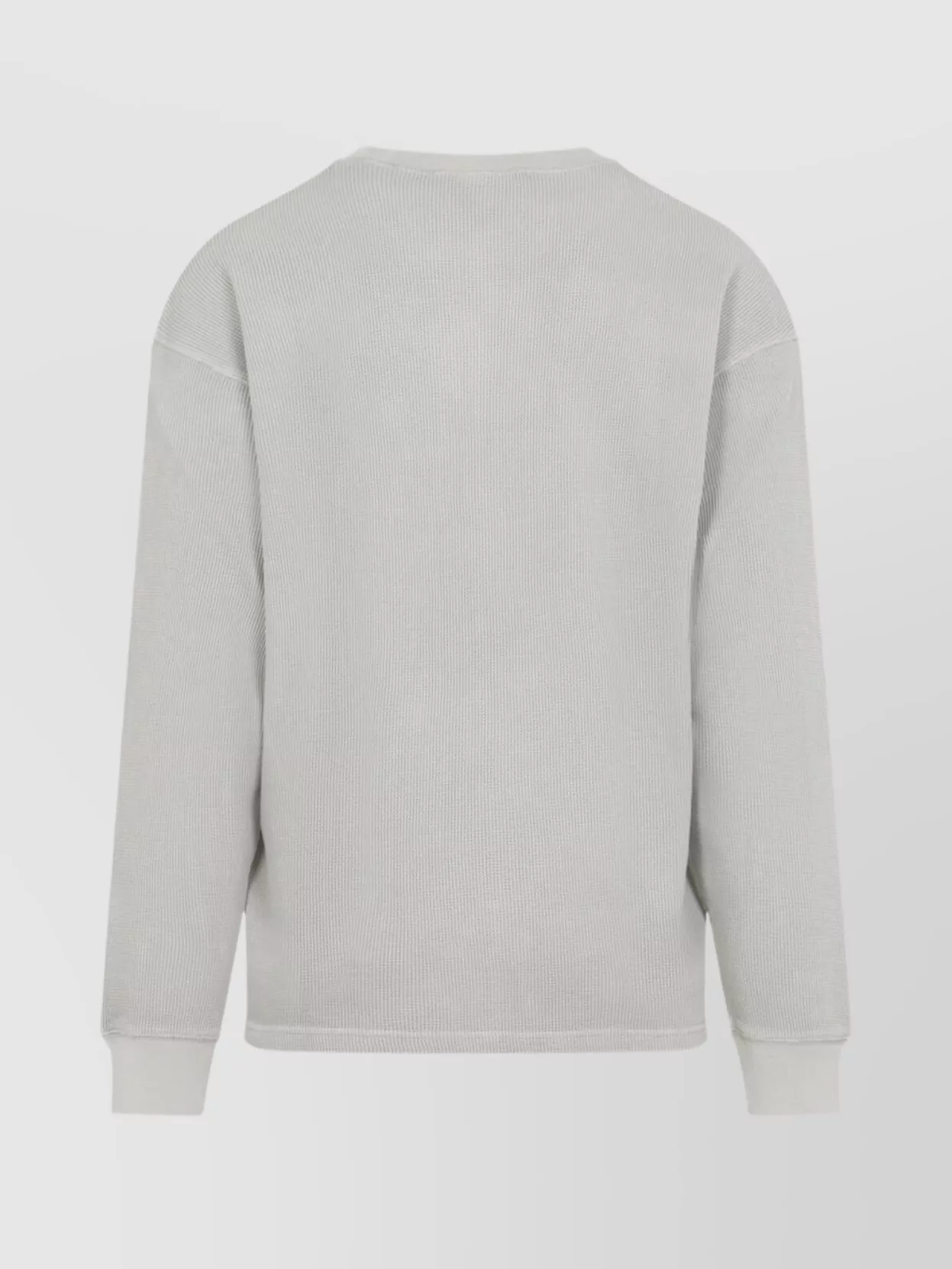 Carhartt Wip Fleur De Sel White Cotton Long Sleeves Vista T-shirt In Gray