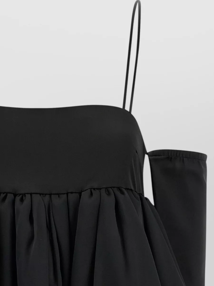 Rotate Birger Christensen Satin Strapless Mini Dress