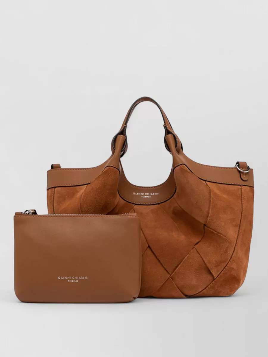 Gianni Chiarini Dua Shoulder Bag Detachable Strap Top Handles