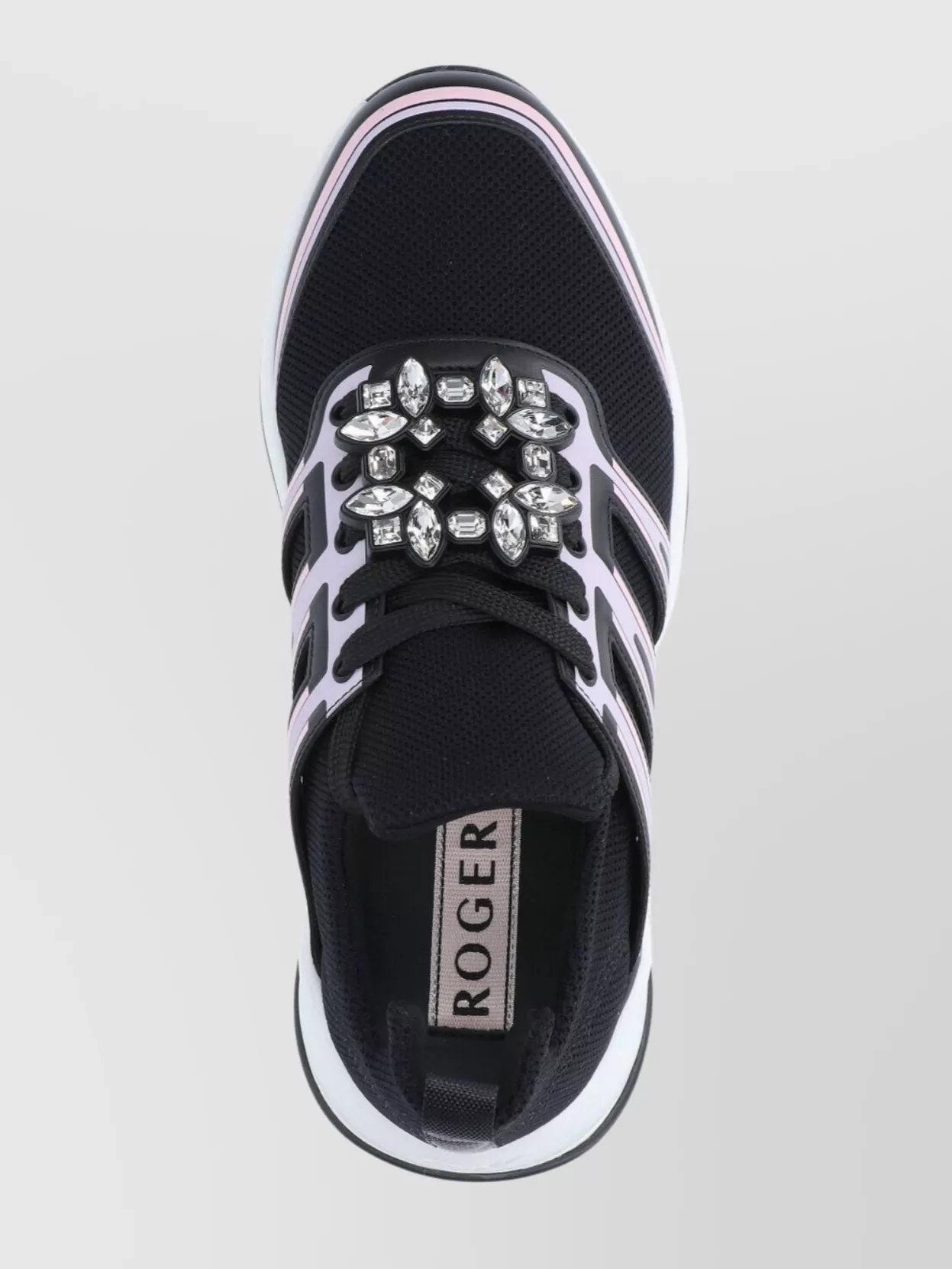 Roger Vivier Chunky Sole Mesh Low Top Sneakers
