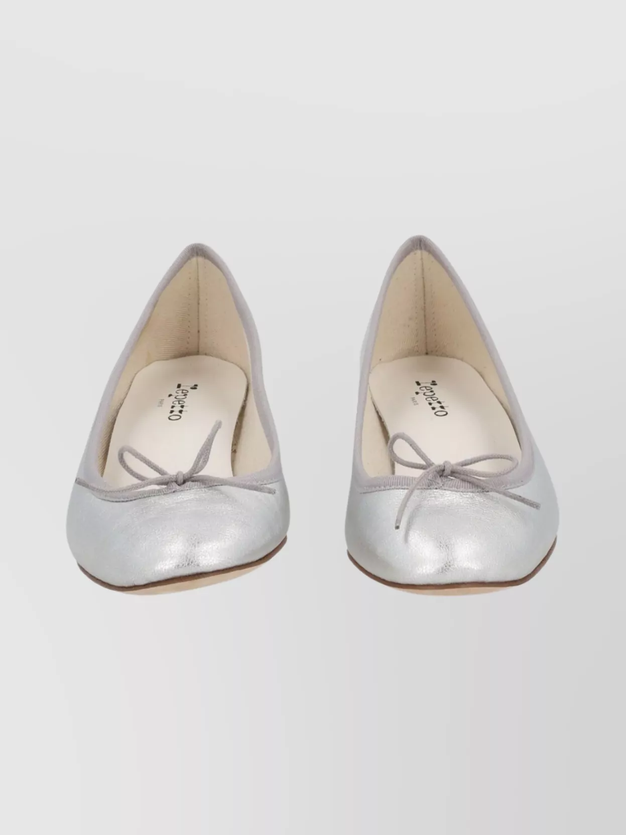 Repetto Ballerina Shoes With Bow And Block Heel