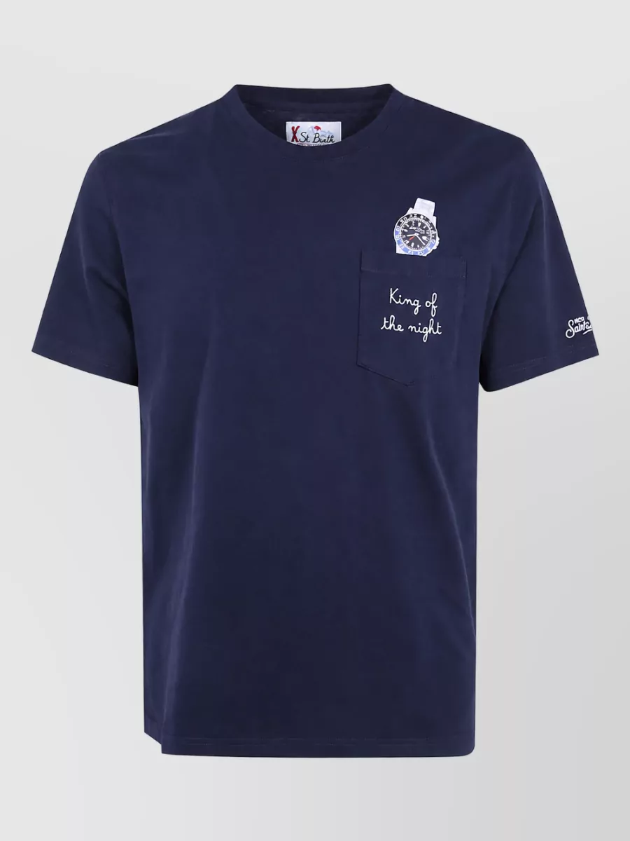 Mc2 Saint Barth embroidered cotton t-shirt