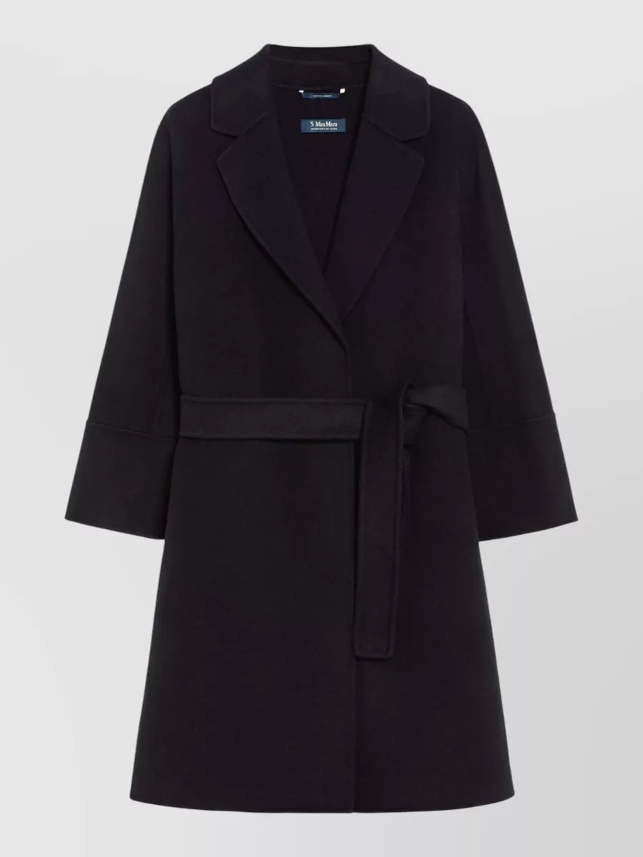 S Max Mara Virgin wool belted short coat