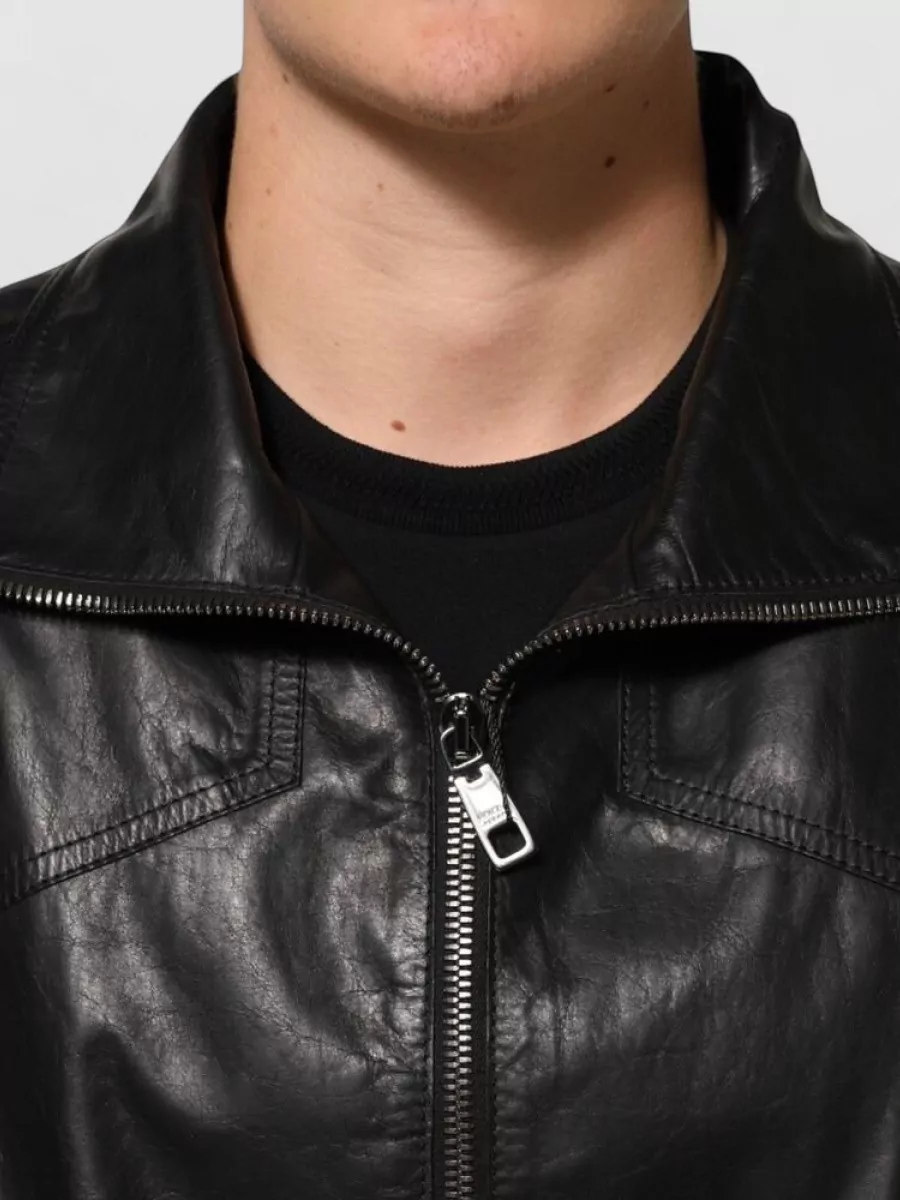 Dolce&Gabbana Leather Biker Jacket