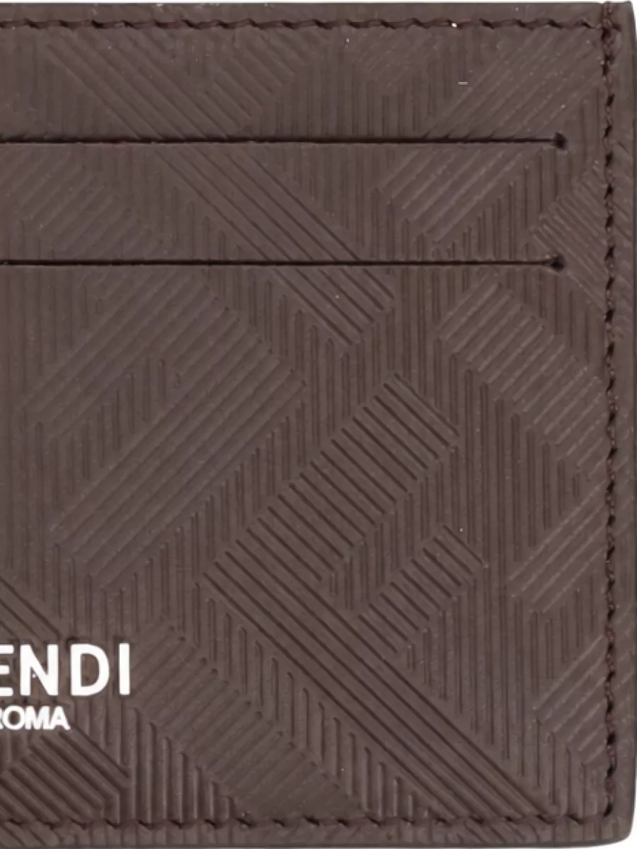Fendi Leather Card Holder