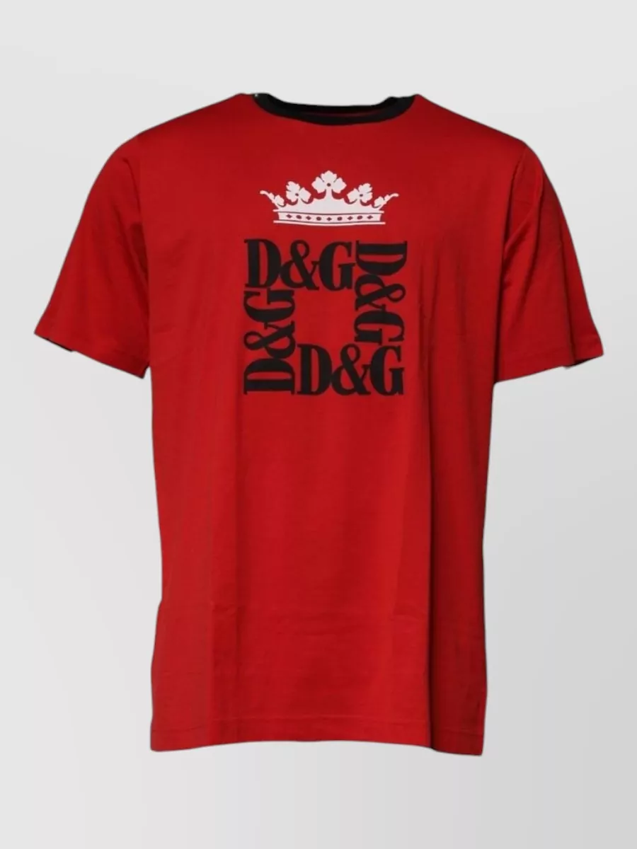 Dolce&Gabbana cotton logo print t-shirt