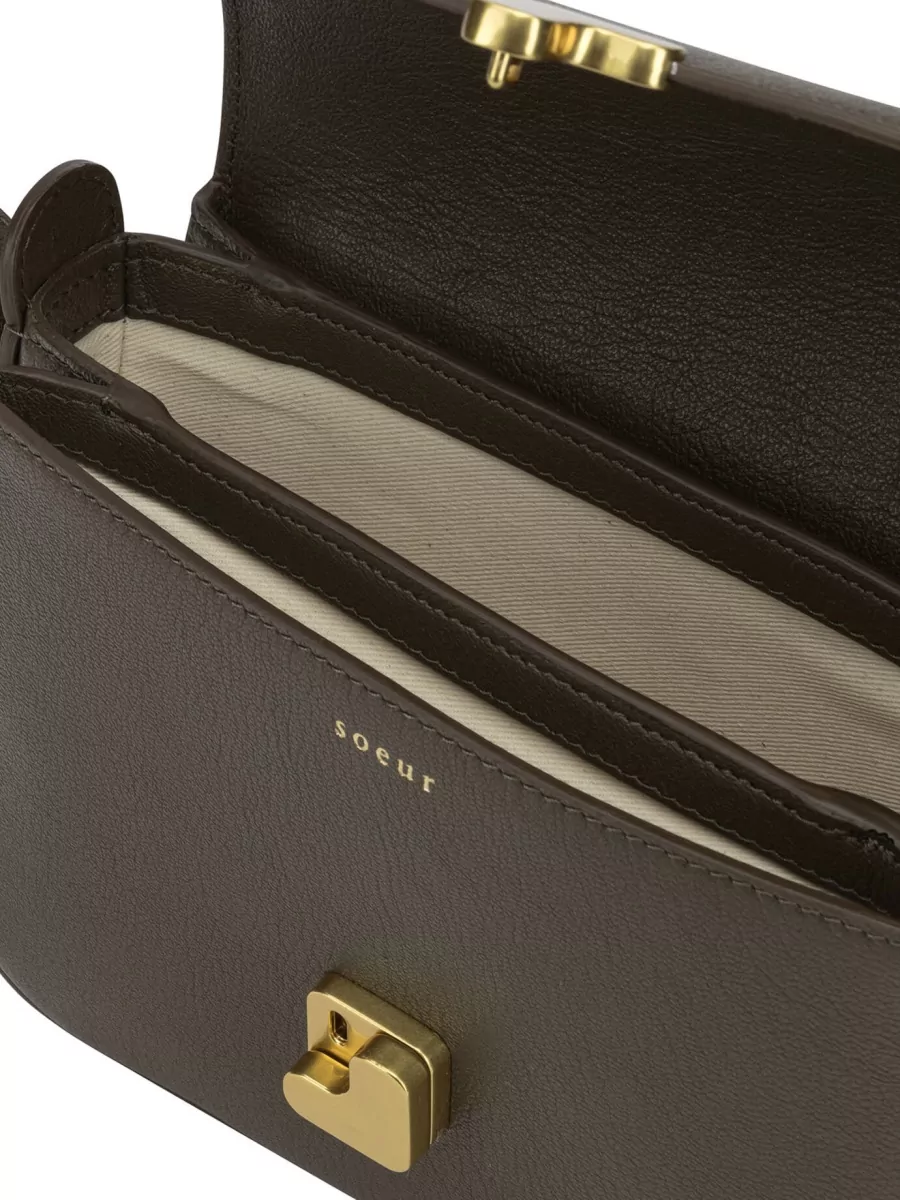Soeur Leather Small Shoulder Bag