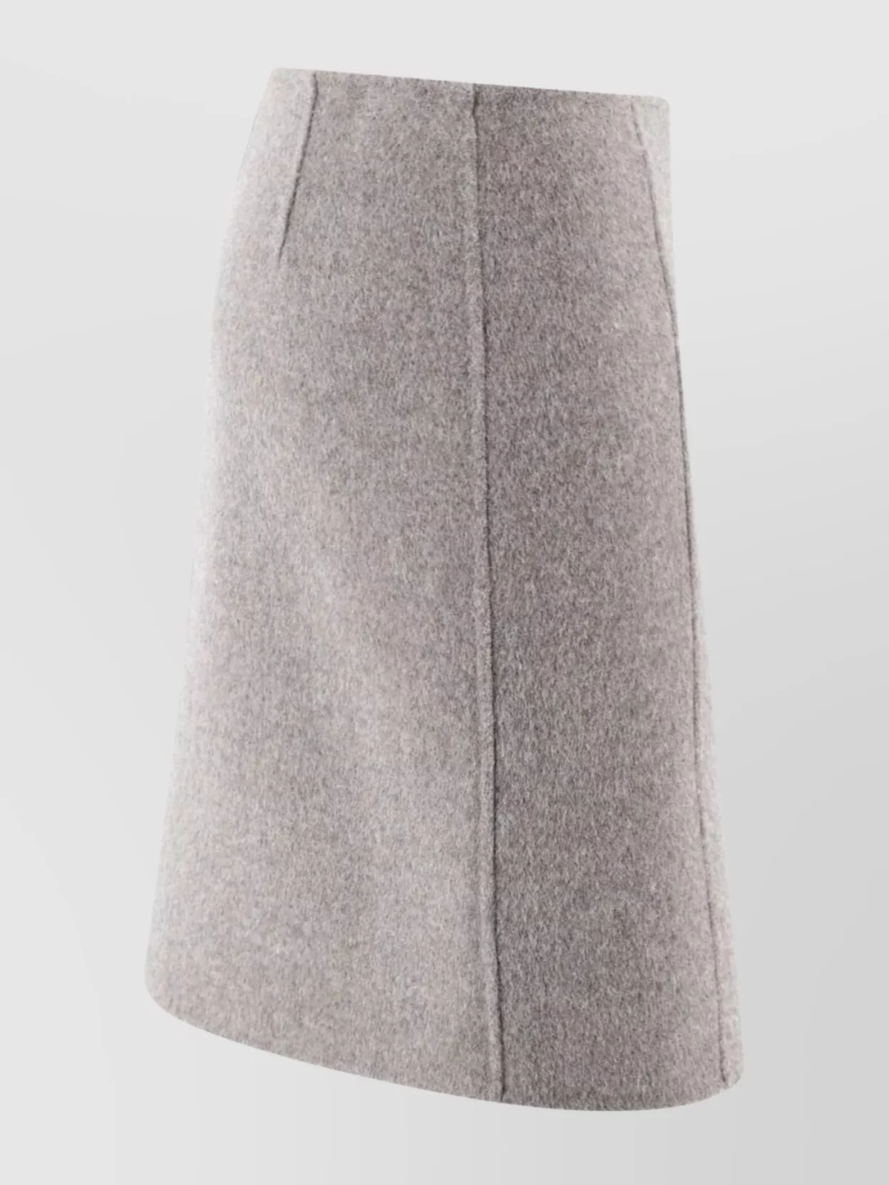 P.a.r.o.s.h Midi And Knee Length High Waisted Skirt In Neutral