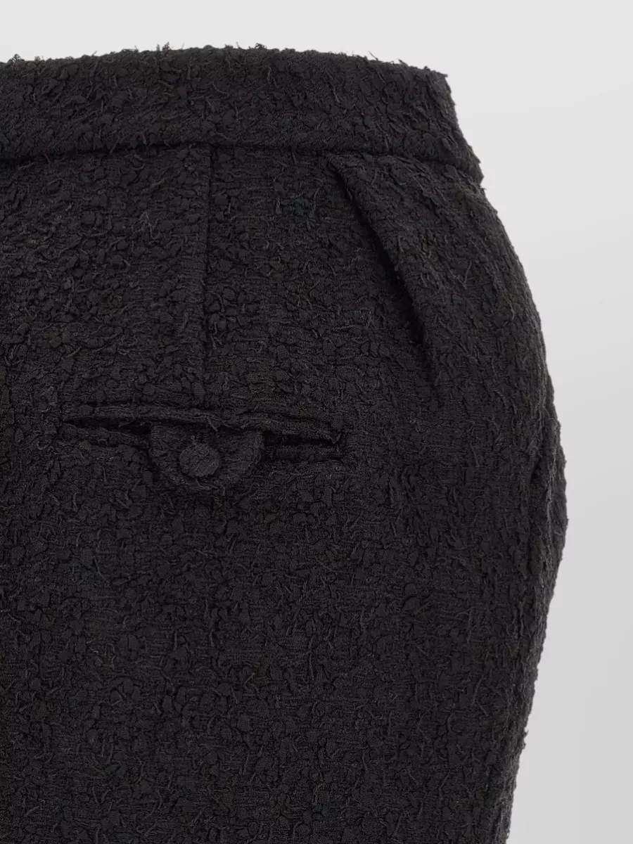 Magda Butrym Bouclé High-Rise Mini Skirt