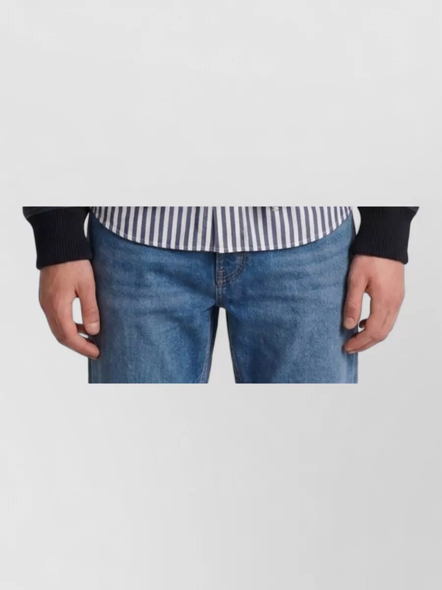 Ami Paris lambskin leather zip-up jacket