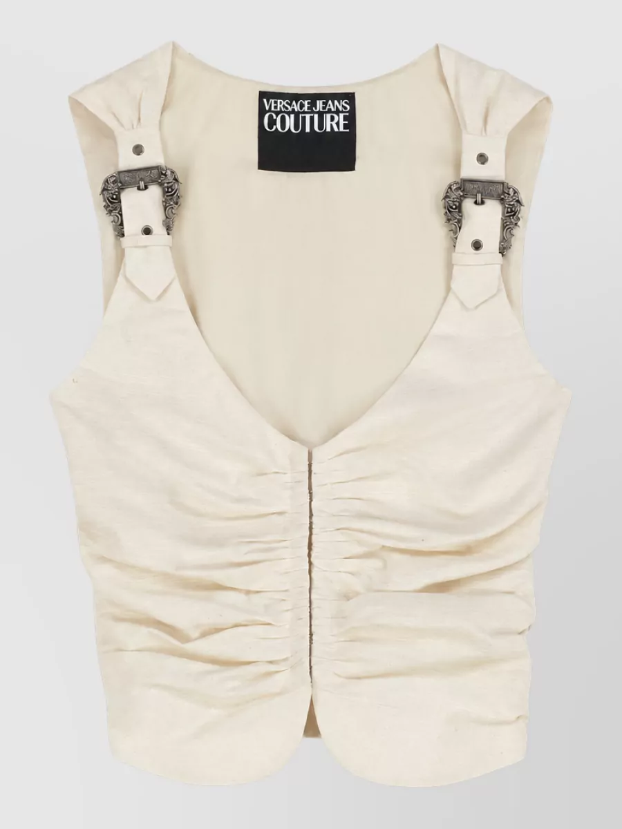 Versace Jeans Couture Cotton tank top