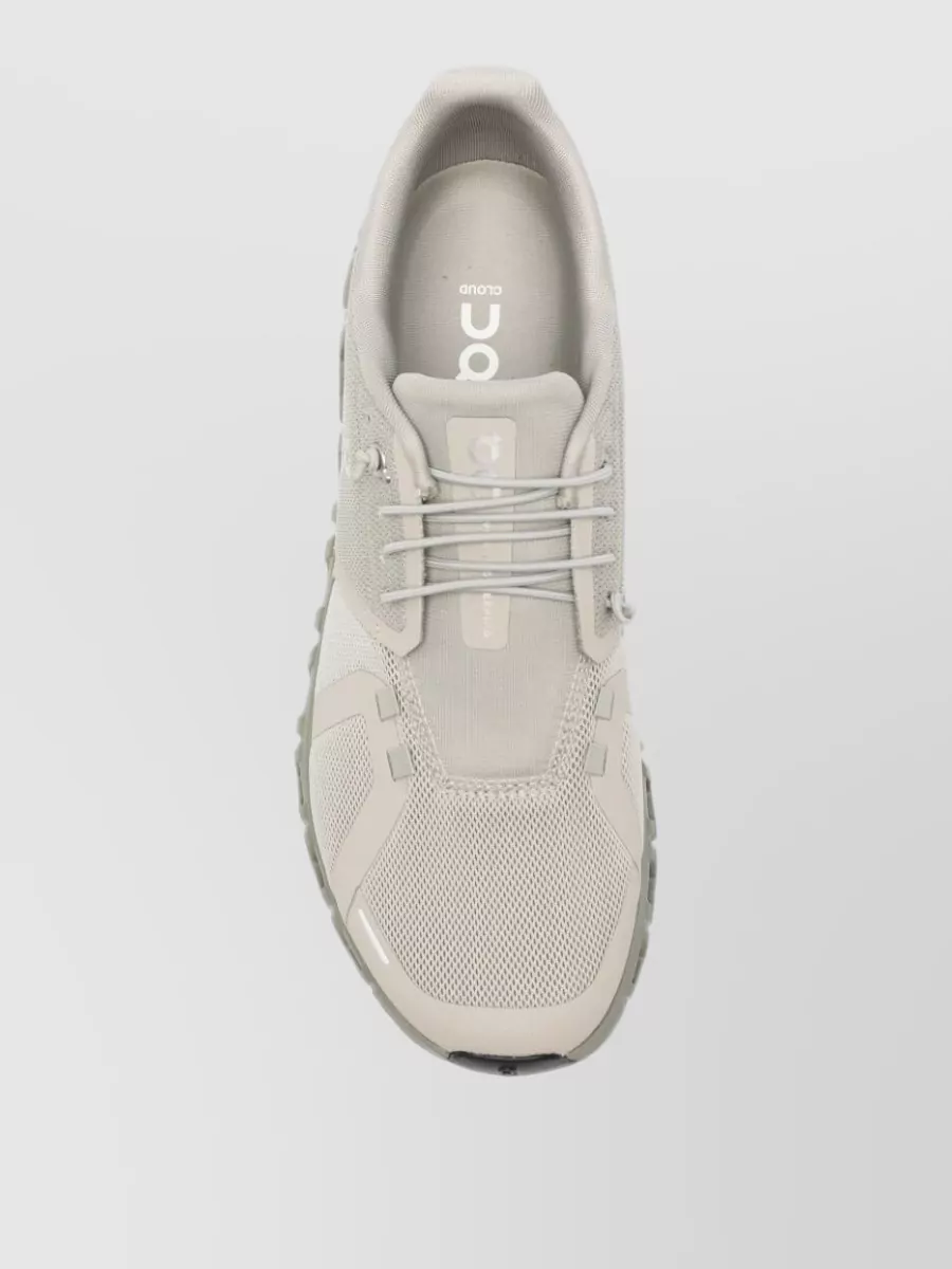 On Running Silk Mesh Logo-Print Lace-Up Sneakers
