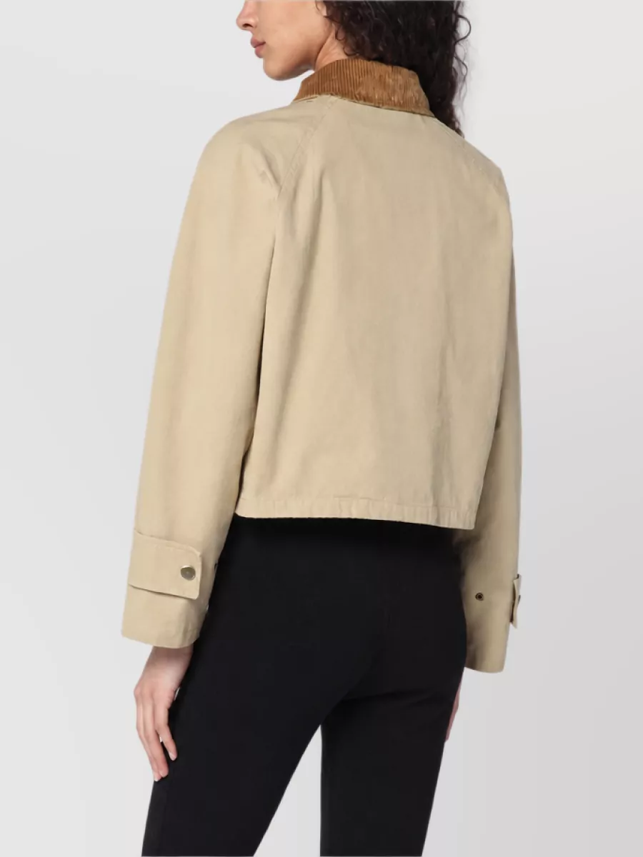Burberry Cropped Denim Jacket
