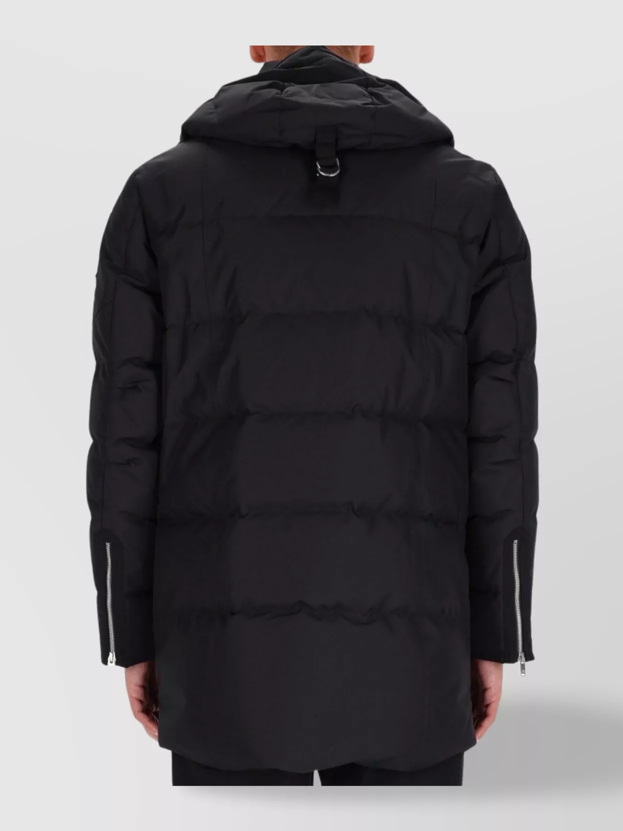 Moose Knuckles Hooded Long Sleeve Padded Coat
