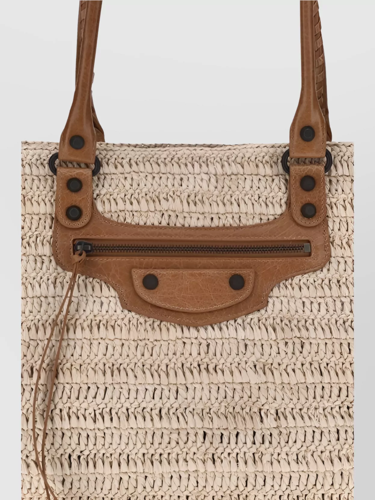 Balenciaga City Woven Shoulder Bag