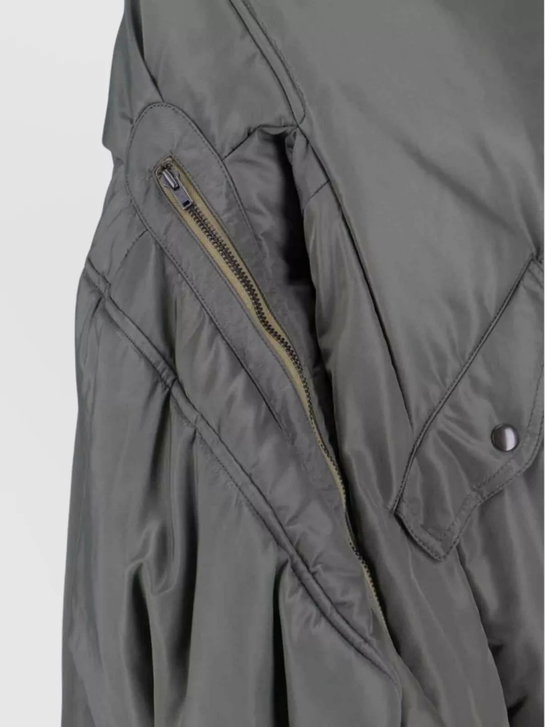 Junya Watanabe Relaxed Fit Jacket With Front Pockets And Ribbed Cuffs In Gray