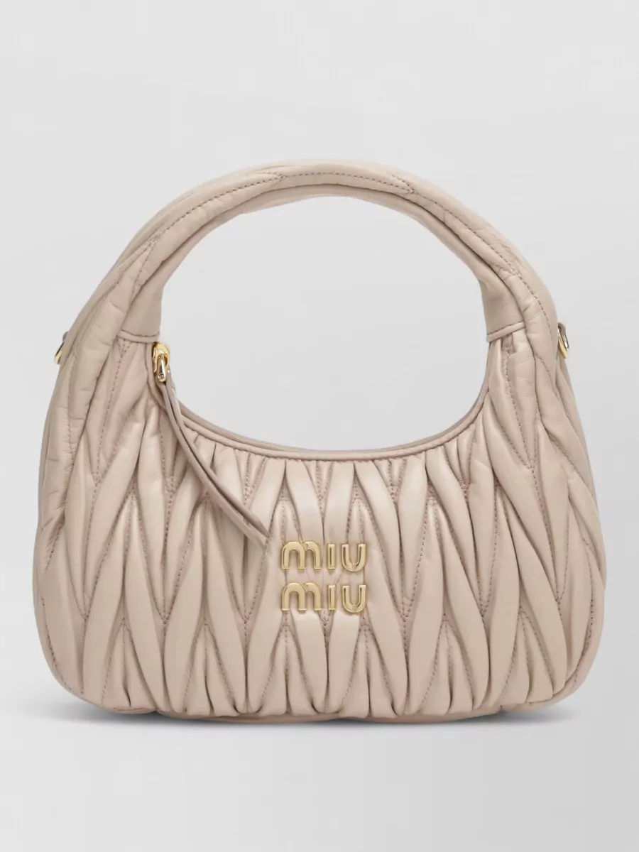 Miu Miu matelassé shoulder bag