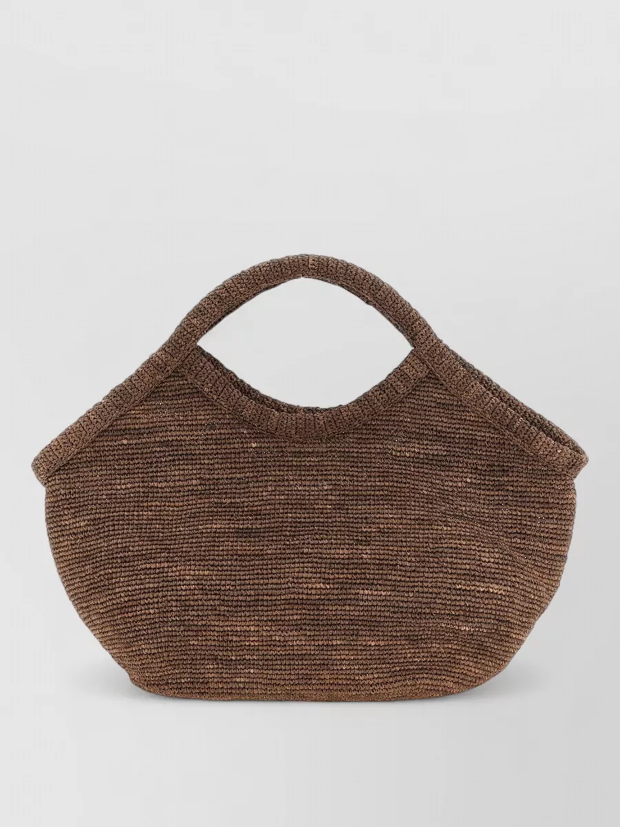Ibeliv Raffia Basket Beach Bag