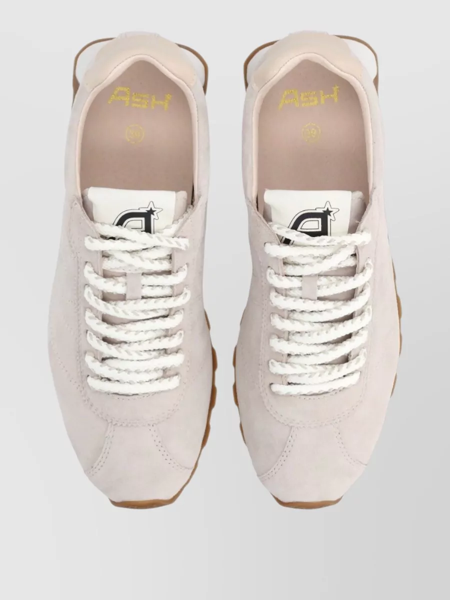 Ash Leather Low-Top Sneakers