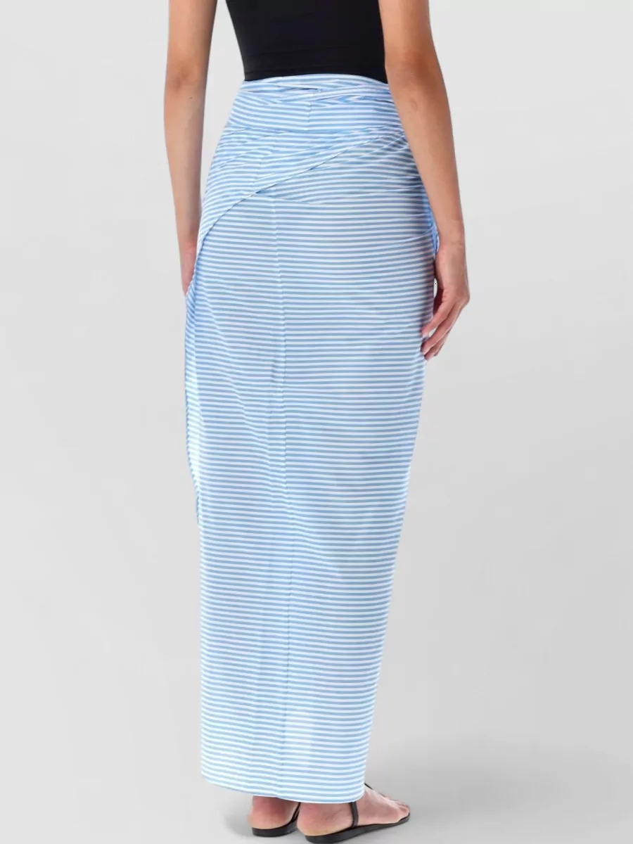 The Frankie Shop Cotton Wrap Skirt