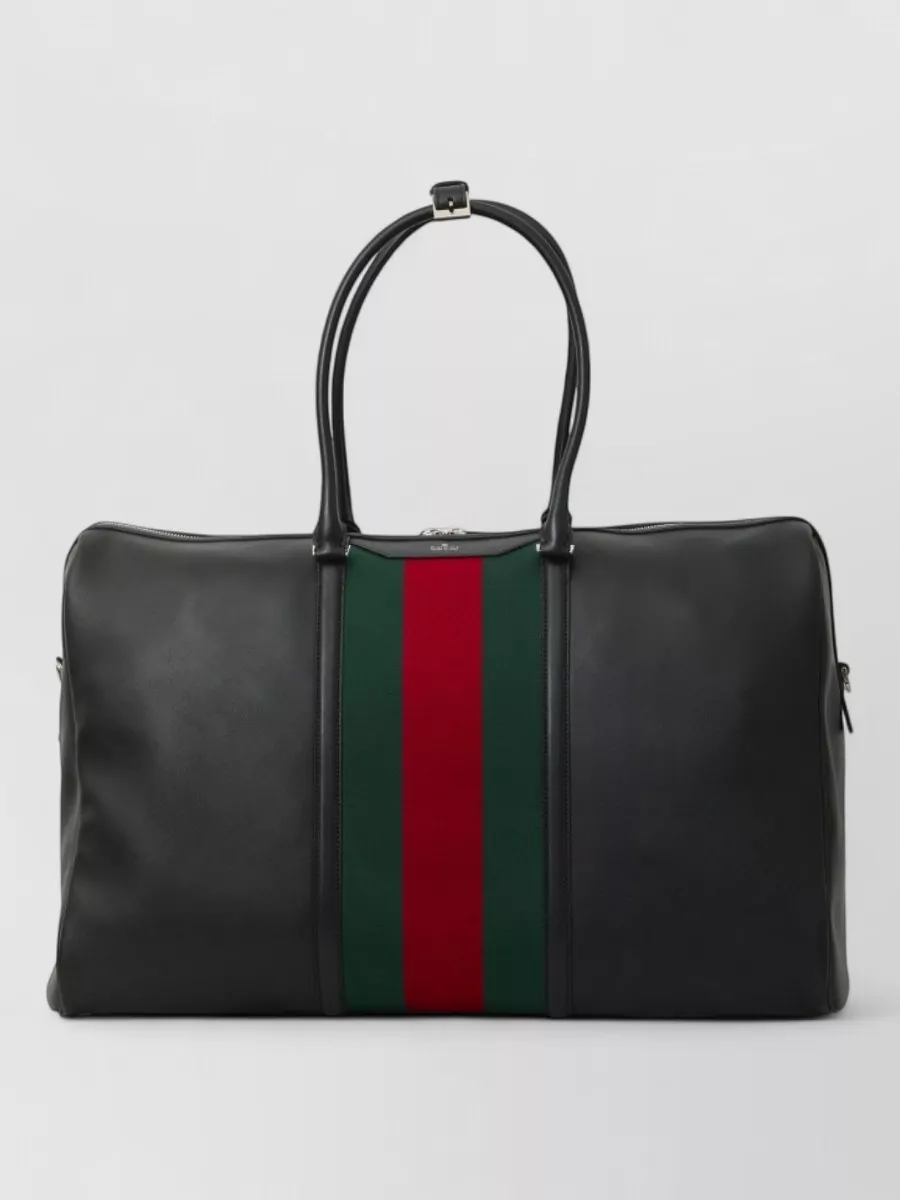 Gucci calfskin travel duffle bag